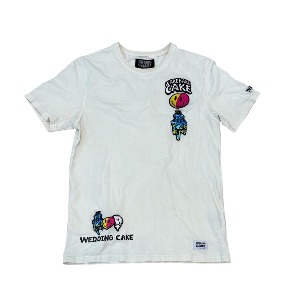 Wedding Cake White Graphic Men's Short Sleeve T-Shirt L